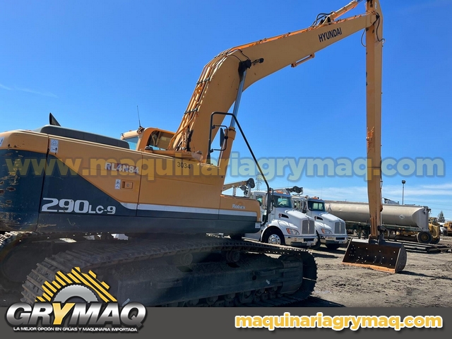 Excavadora Brazo Largo Hyundai 290LC-9 2011