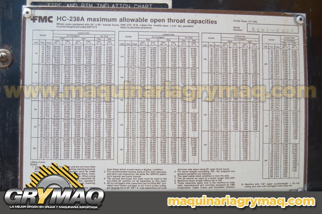 Grua Todo Terreno Grove TM9120 120 Tons 1993