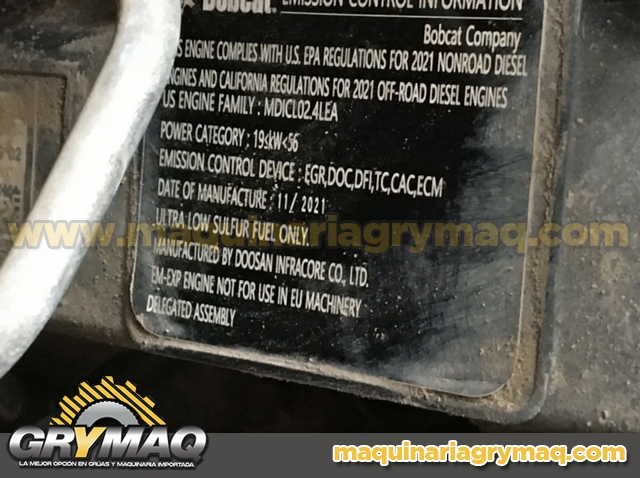 Mini Cargador Bobcat T66R 2022