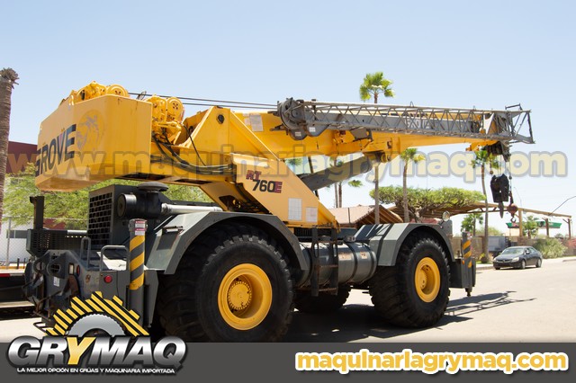 Grua Todo Terreno Grove RT760E 60-Ton Tons 2001