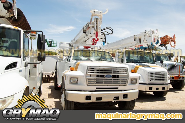 Grua Broca Perforadora Camion Ford 1993