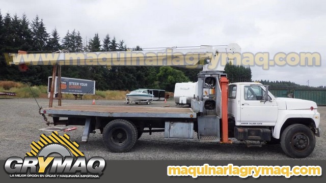 Grua Titan 11.25 Tons Camion Ford 1986